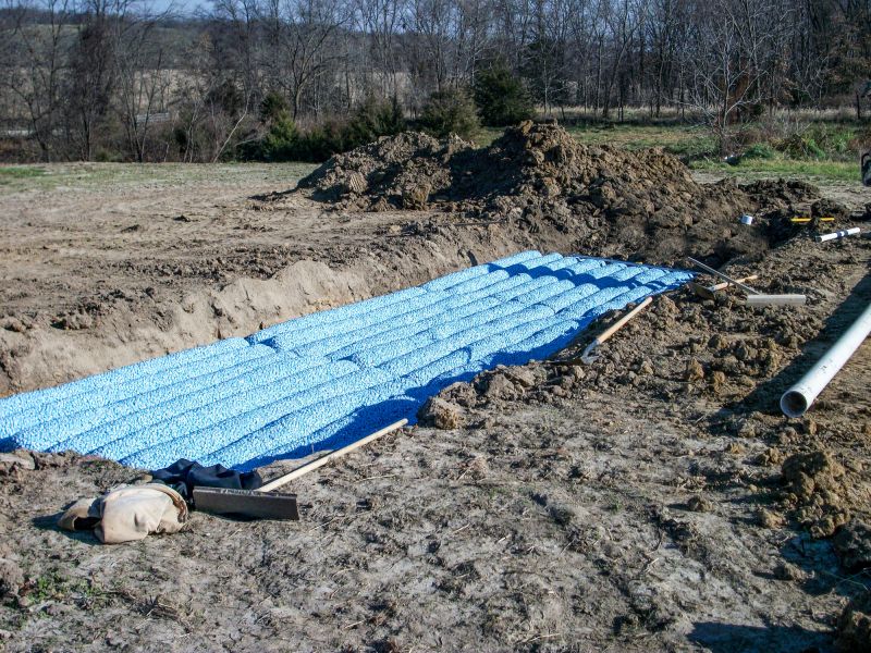 Sewage Field Installation